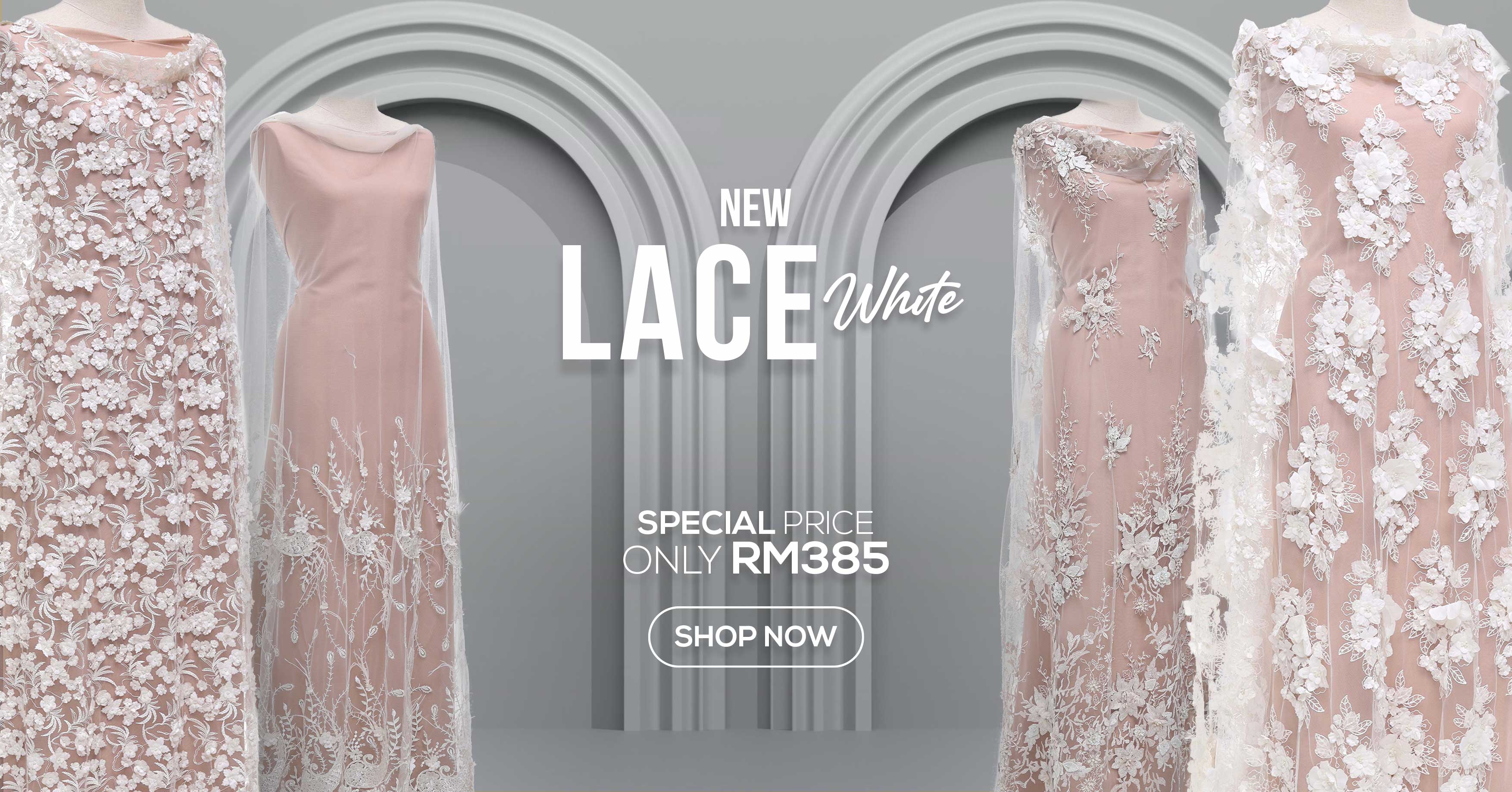New Lace White - RM385