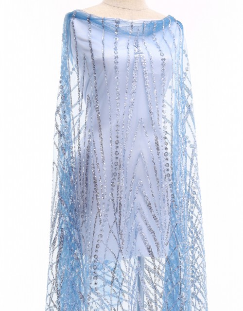 SOFI BEADED LACE IN BLUE