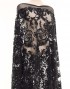 DAISY BEADED LACE IN BLACK