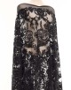 DAISY BEADED LACE IN BLACK