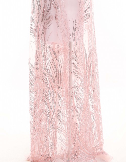 JULIET BEADED LACE IN PINK
